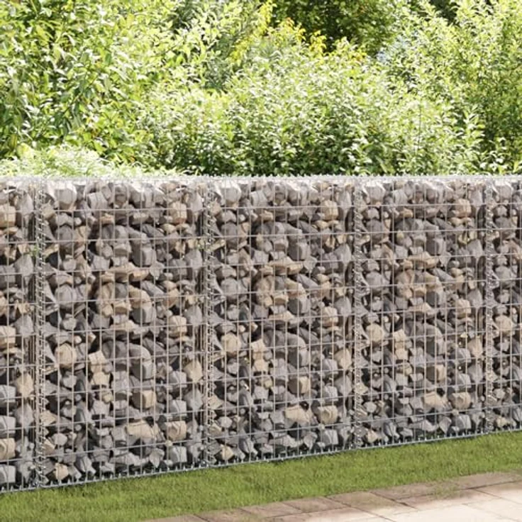 vidaXL Gabionenkorb Stahl 200×50×100 cm - Preisvergleich – Bild 2