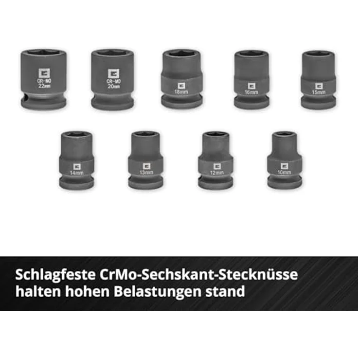 Einhell Impact Stecknuss-Set 32-teilig, schlagfeste Kraftbits und Stecknüsse aus CrMo-Stahl, ideal für KFZ-Bereich – Bild 5