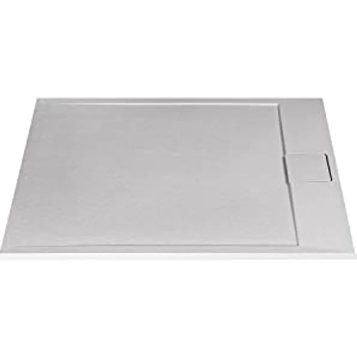 Ideal Standard Ultra Flat S i.life Quadrat-Brausewanne, 1200x1200x30mm, Mineralguss mit rutschhemmender Oberfläche, Ablaufmitte – Bild 8