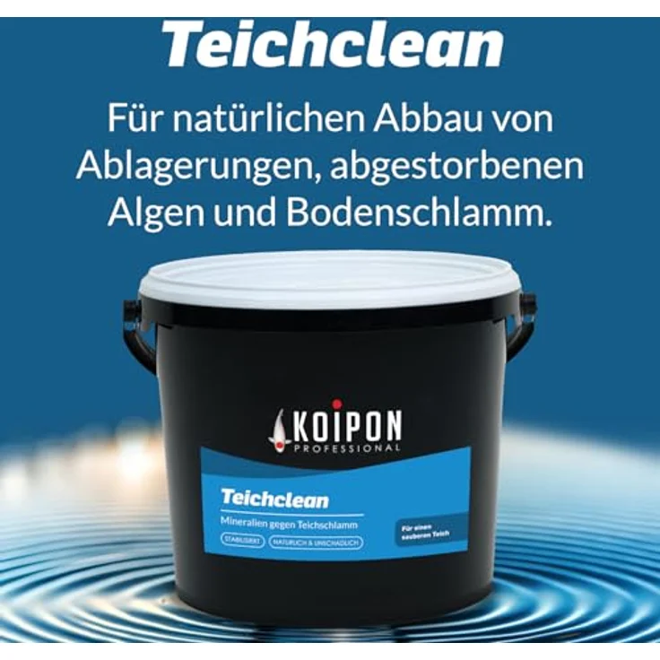 KOIPON Teichclean Teichschlammentferner, biologisch, fischverträglich, Made in Germany – Bild 4