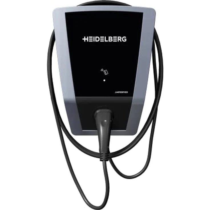 HEIDELBERG Amperfied Wallbox 11 kW zur Abrechnung von Firmenfahrzeugen inkl. 7,5 m Ladekabel und MID-Stromzähler. Intelligente Ladestation Connect.Business für Elektrofahrzeuge. Optional 5 Jahre Garantie. – Bild 1