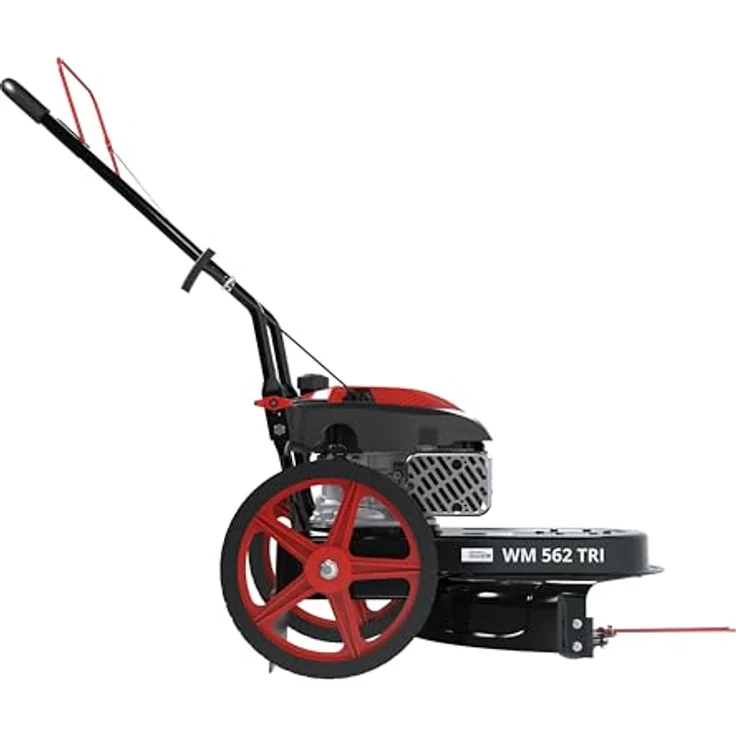 Güde Wiesenmäher WM 562 TRI, Benzin-Rasenmäher mit 4-Takt Power-Engine Motor, Stahlblech-Gehäuse, und zuschaltbarem Fadenkopf – Bild 9