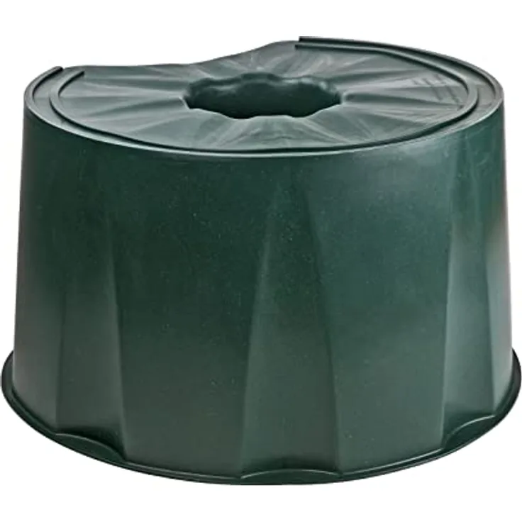 CIS Ständer für Tonne Regentonne aus PVC, geeignet für Mülltonnen-210 und 300 Liter. Tragfähigkeit 500 kg, grün