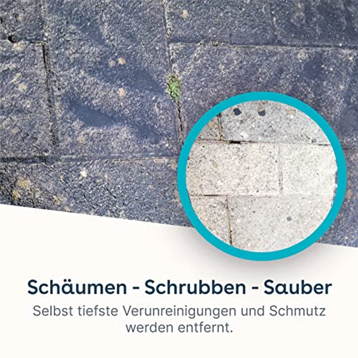 eco:fy Stein-Reiniger Naturstein-Reiniger für Sandstein, Klinker, Beton, 1-Liter, einfache Anwendung, selbsttätige Wirkung – Bild 2