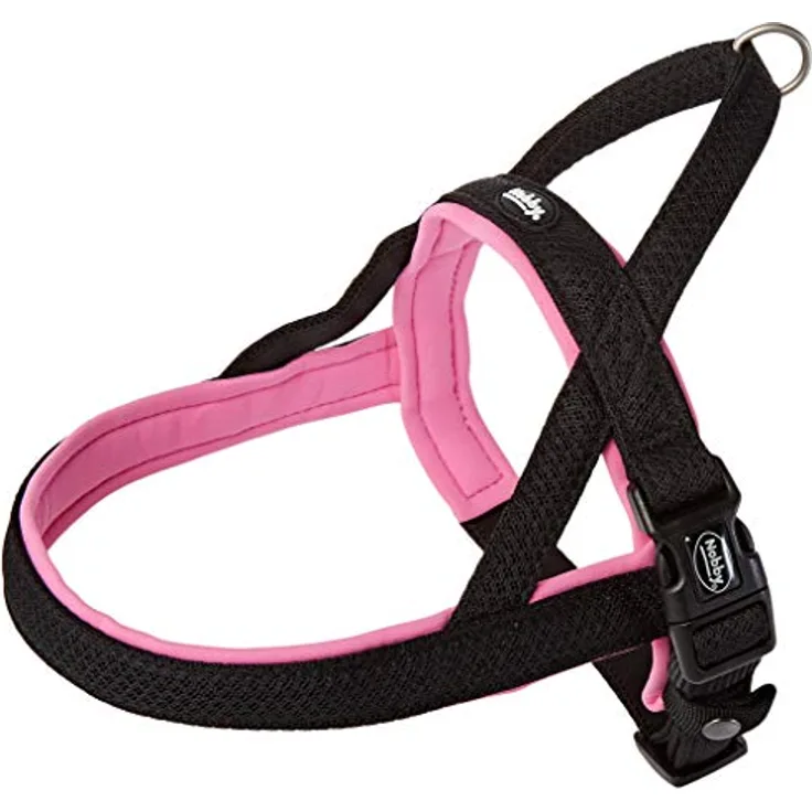 Nobby Norwegergeschirr Mesh Preno, pink L: 38-50 cm + 36 cm, B: 20/25 mm, 1 Stück