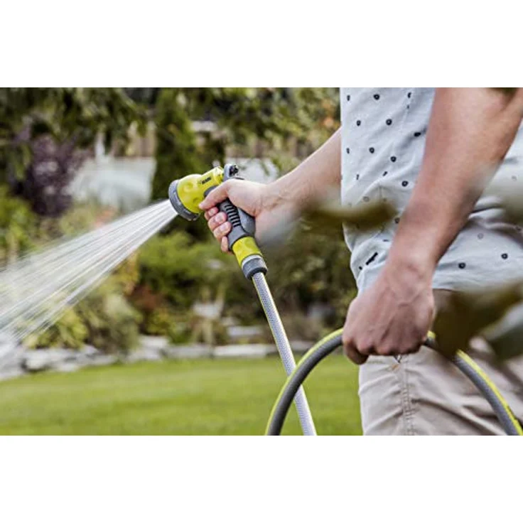 REHAU Multifunktionsbrause Allround, 7 Wasserstrahlformen, ergonomischer Lamellengriff, einfacher Strahlwechsel durch drehbaren Brausekopf – Bild 3