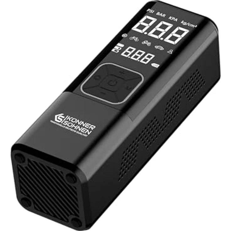 Könner & Söhnen KS P20, tragbarer Kompressor mit 150 Psi Betriebsdruck und integriertem Display, 22 l Tankvolumen, akkubetrieben – Bild 8