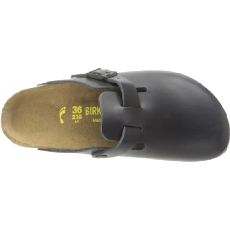 BIRKENSTOCK Boston Schwarz Superlaufsohle Naturleder – Bild 5