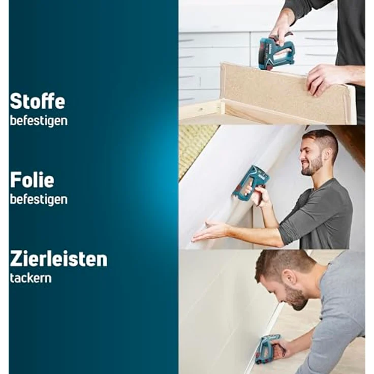 NOVUS Nagler Novus Tools J-29 030-0460 Handtacker Klammerntyp Typ 53F, Typ 53, Typ - Profi-Tacker mit Metall-Gehäuse, Feindraht- und Flachdrahtklammern, 16 mm Nägel, inkl. 1800 Feindrahtklammern A, Ergonomischer Softgrip-Hebel, Blau – Bild 10