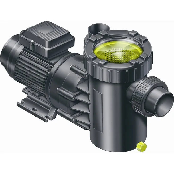 Aqua Technix AQUA MAXI Pool-Filterpumpe, 5.9 m³/h, 230 V, Komplett-Set mit großem Siebkorb und integriertem Fasernfänger, Made in Germany