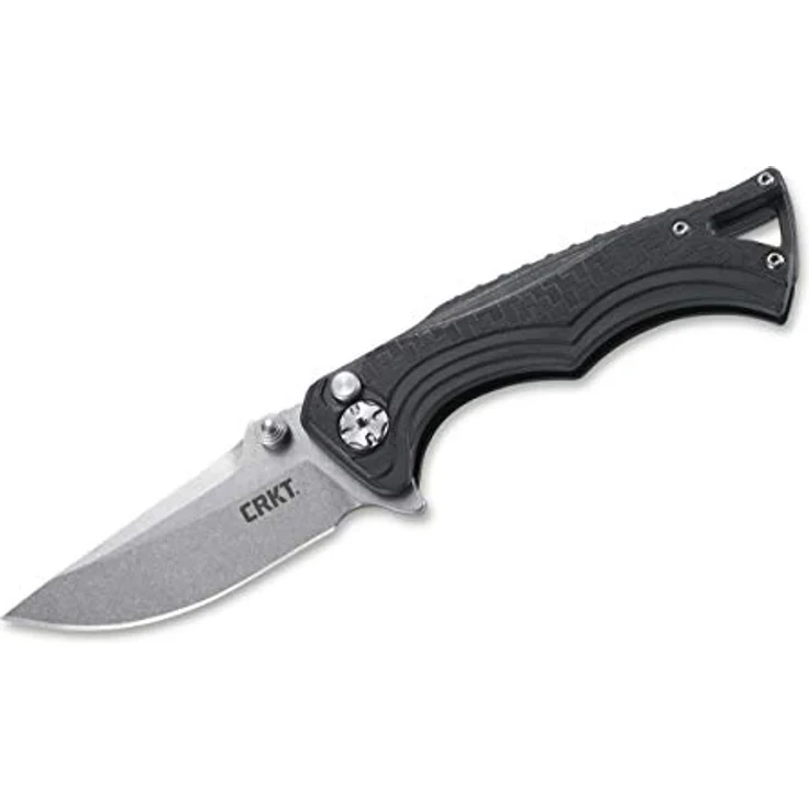 CRKT Unisex – Erwachsene BT Fighter Compact Taschenmesser, Schwarz, 18 cm – Bild 1