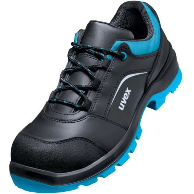Uvex 2 xenova Sicherheitsschuh S3 Halbschuh, metallfrei, schwarz/blau, Größe 35