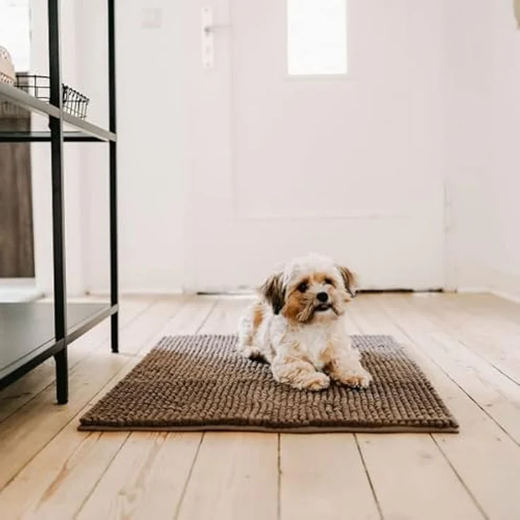 HUNTER Schmutzfang-Hundematte Waterloo, Größe:S, Farbe:Hellbraun – Bild 4