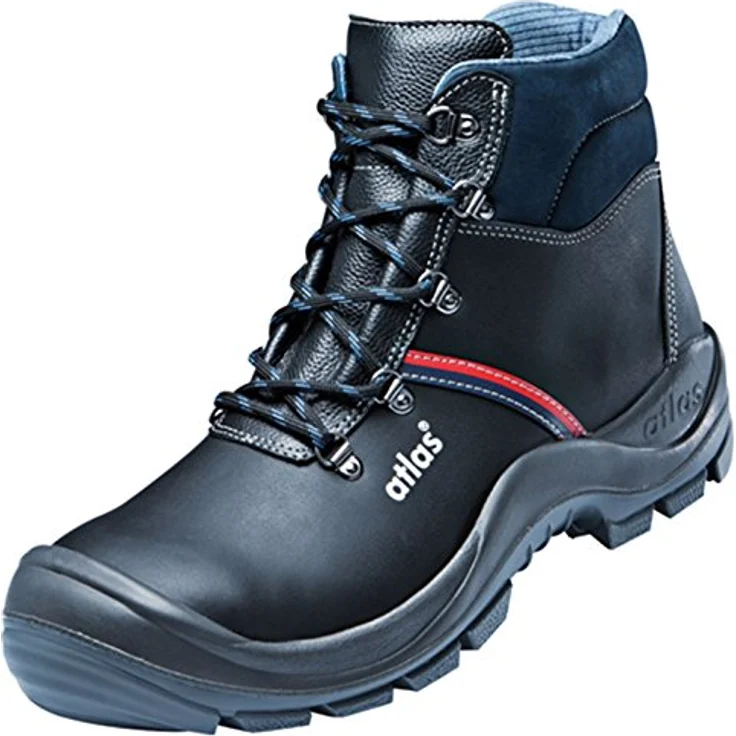 Atlas Sicherheitsstiefel Anatomic Bau 500 S3 SRC, Durchtritthemmung, Waterproofleder, Grobstollenprofil, Stahlkappe, Gr. 37 – Bild 1