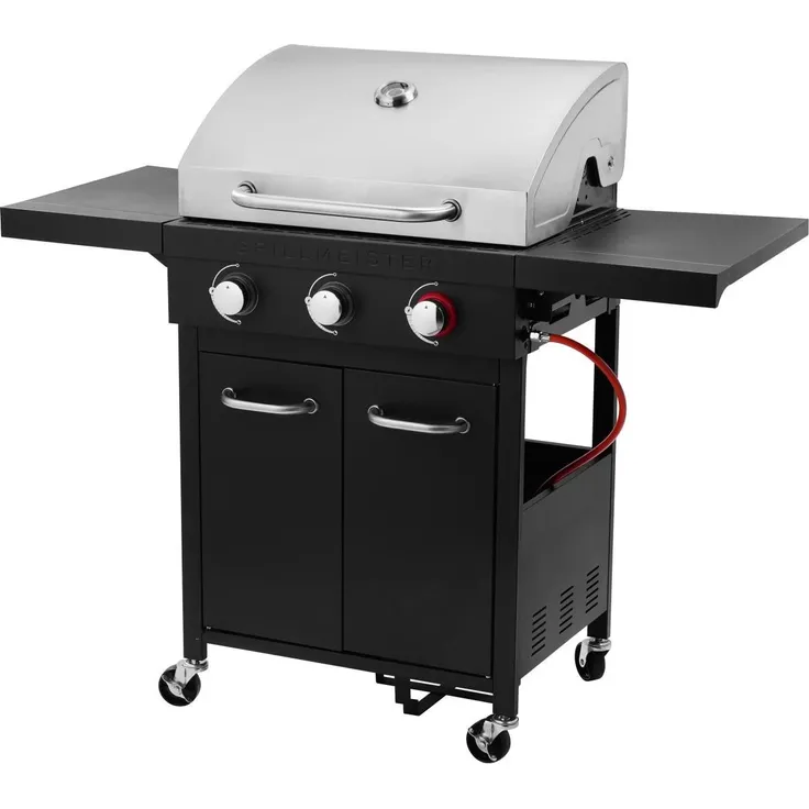 GRILLMEISTER Gasgrill »Memphis«, 3 Brenner, 11,5 kW