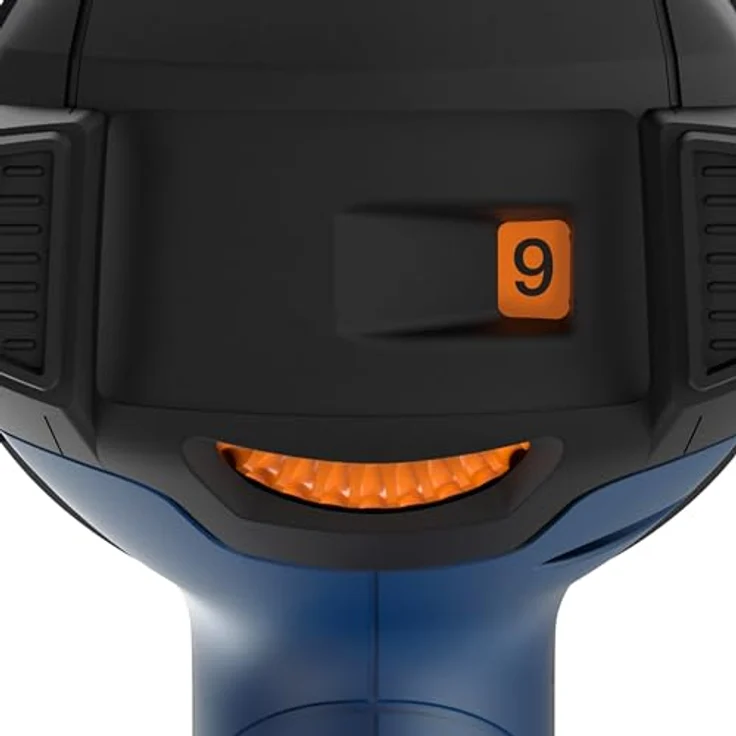 Steinel Heißluftpistole HL 1920 E, 2000 W Heißluftfön, Temperatur stufenlos von 80°-600° C, Luftmenge in 3 Stufen – Bild 6