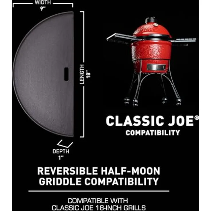 KamadoJoe Grillplatte, Gusseisen, schwarz – Bild 4