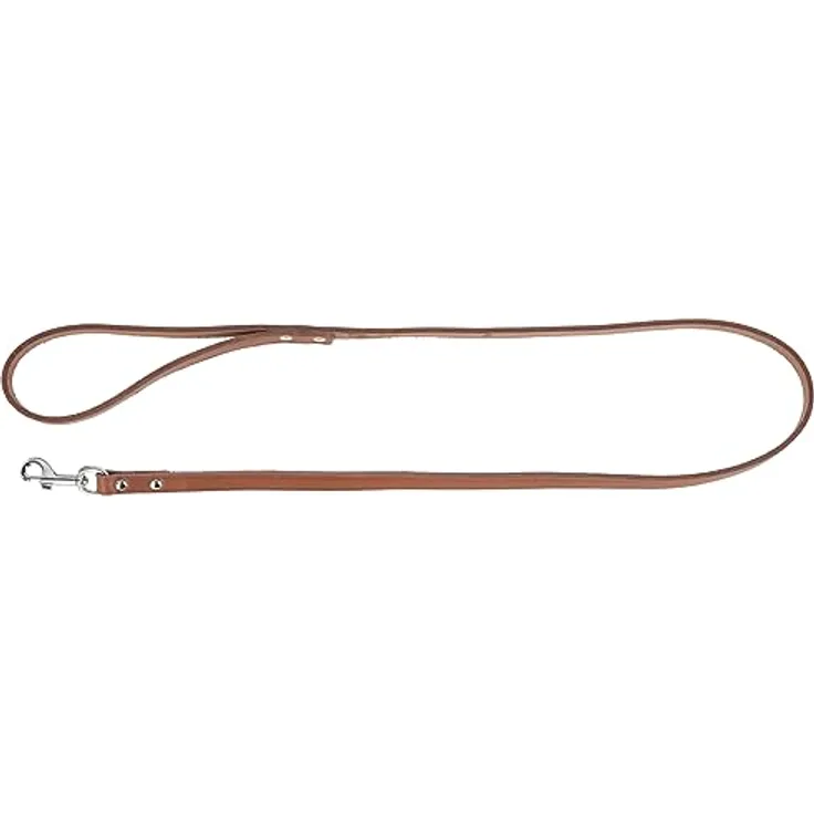 Mexica Leine Taupe 12 mm, 100 cm genietet
