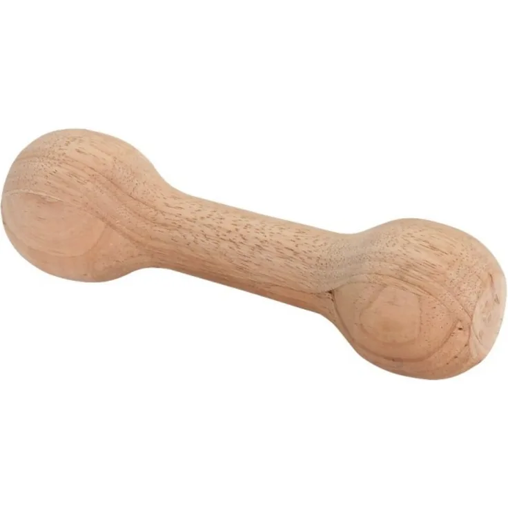 Kerbl Spielknochen Apportierholz Hartholz rund 21 cm 83526, (1-tlg) Tierspielzeug für Training, Sport und Freizeit