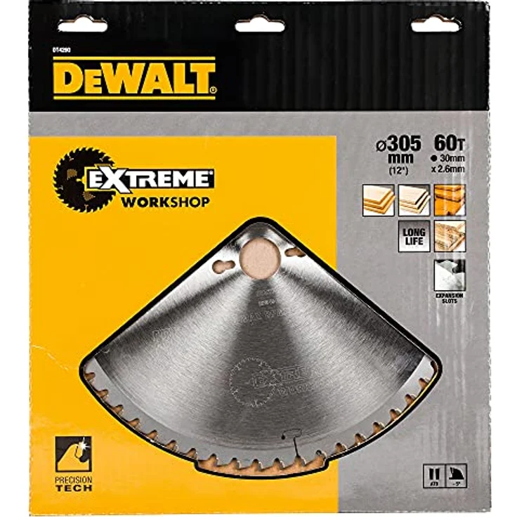 DeWalt Stationärkreissägeblatt - Kreissägeblatt Extreme (305-30mm 60WZ, feine Schnitte und Querschnitte), DT4260 – Bild 2