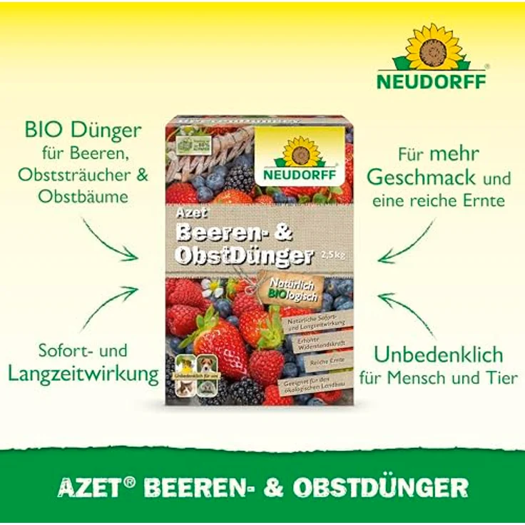 NEUDORFF Azet BeerenDünger 2,5 kg - 161 – Bild 2