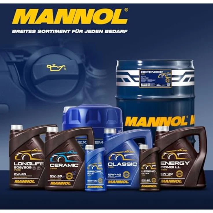 Mannol Motoröl Defender 7507 Synthese Motorenöl halb-synthetisch 10W-40 5 L – Bild 4