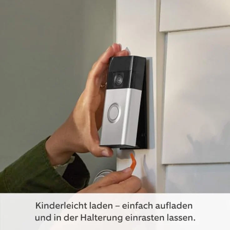 Ring Akku-Videotürklingel (Battery Video Doorbell) (2024) | WLAN-Sicherheitskamera, Selbstinstallation in 5 Minuten | mit eingebautem Akku I Privatsphäre-Einstellungen – Bild 2