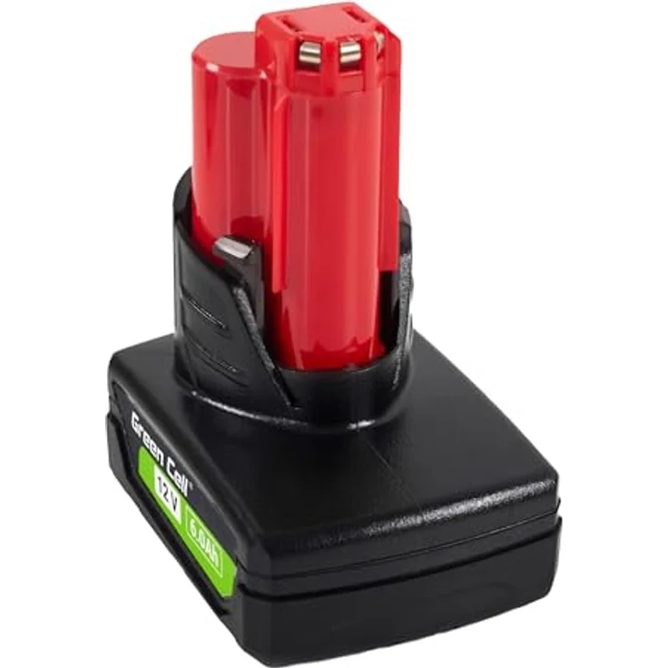 Green Cell Akku 12V 6Ah Li-Ion für Milwaukee M12 Elektrowerkzeuge — Hochleistungs-Ersatzakku mit 1000 Ladezyklen und kein Memory-Effekt – Bild 2