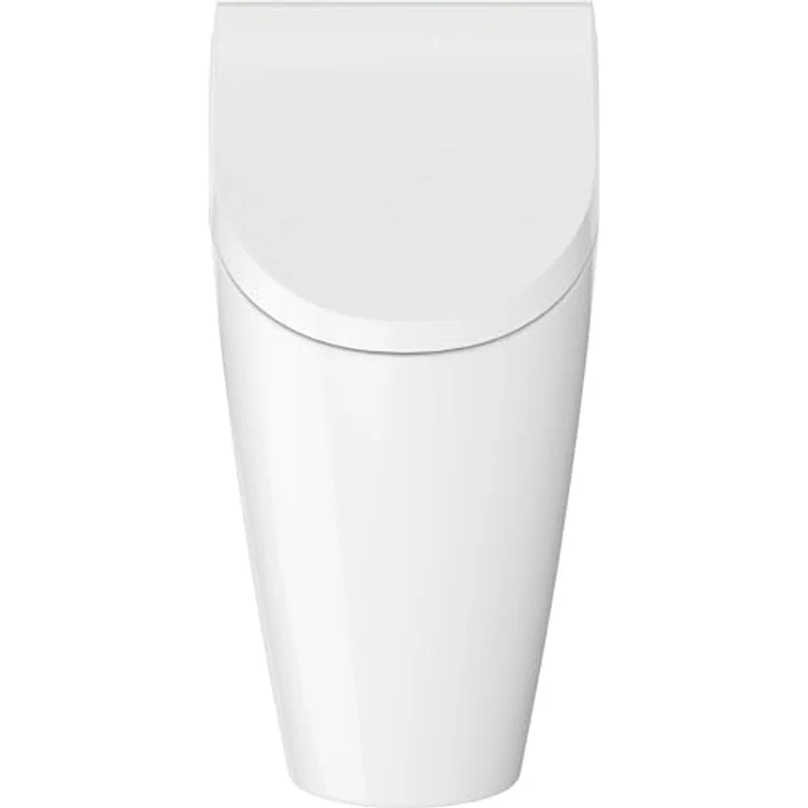 Duravit ME by Starck Urinal Deckel, Weiß mit Absenkautomatik und chromfarbigen Scharnieren, 307x334x35mm – Bild 4
