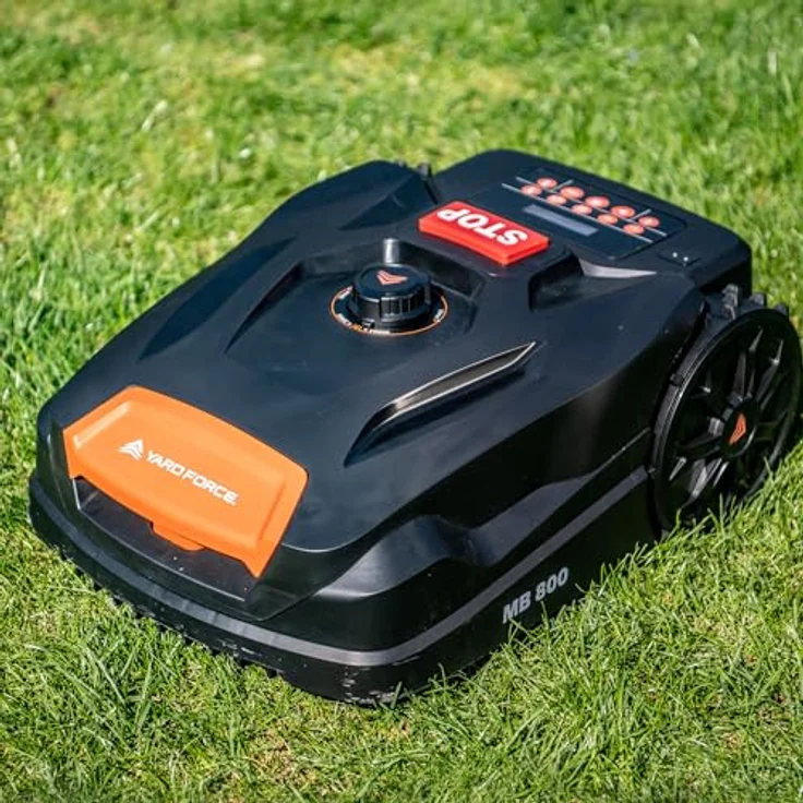 YARD FORCE Mähroboter MB800, effizientes Mulchgerät für Rasenflächen bis 800 m² mit App-Steuerung und 80 Minuten Akkulaufzeit – Bild 7