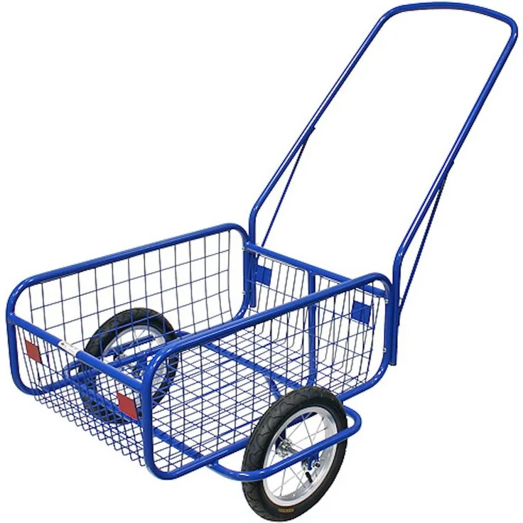 PROREGAL® Sackkarre Handwagen, Bollerwagen Massag Faworit MSG 12 "LM - Tragfähigkeit: 120 kg, 12 Zoll Rad, Puffing