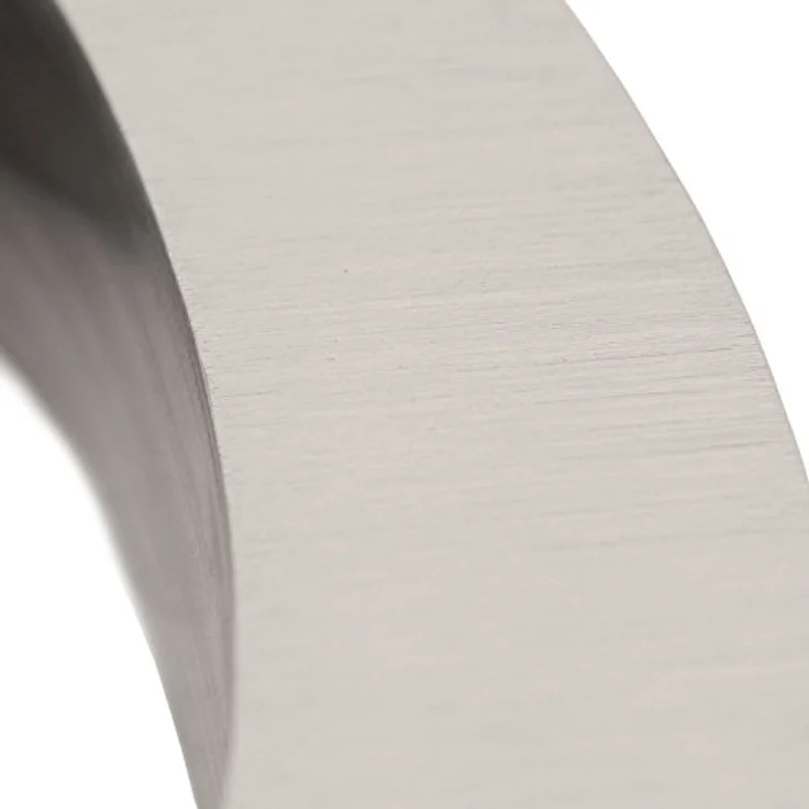 Zelsius Edelstahl Hausnummer „5“, 13 x 20 cm, silber, wetterfest und kratzfest, moderne 3D-Optik mit Montagematerial – Bild 2