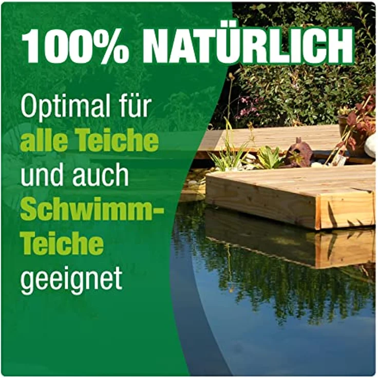 AQUALITY Gartenteich Teich-Aktiv 3in1 (Langfristig klarer Gartenteich - baut Mulm und Teichschlamm ab - verbessert deutlich die Wasserqualität), Inhalt:2 kg – Bild 4