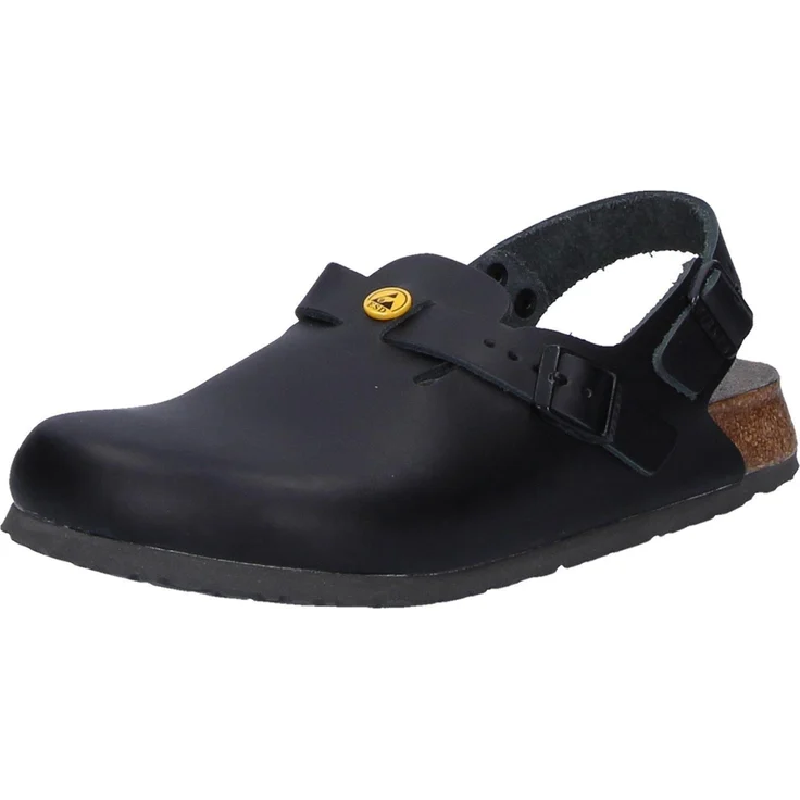 Birkenstock Professional Tokio ESD Pantolette schwarz schmale Weite Sandale mit ESD-Kork-Latex-Bettung und EVALaufsohle – Bild 1