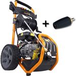 Strahlemann Reinigungsgeräte Hochdruckreiniger 220 bar 7 PS, Fördermenge max: 540,00 l/h, inkl. Dreckfräse, ideal für Terrasse, Auto und Garten