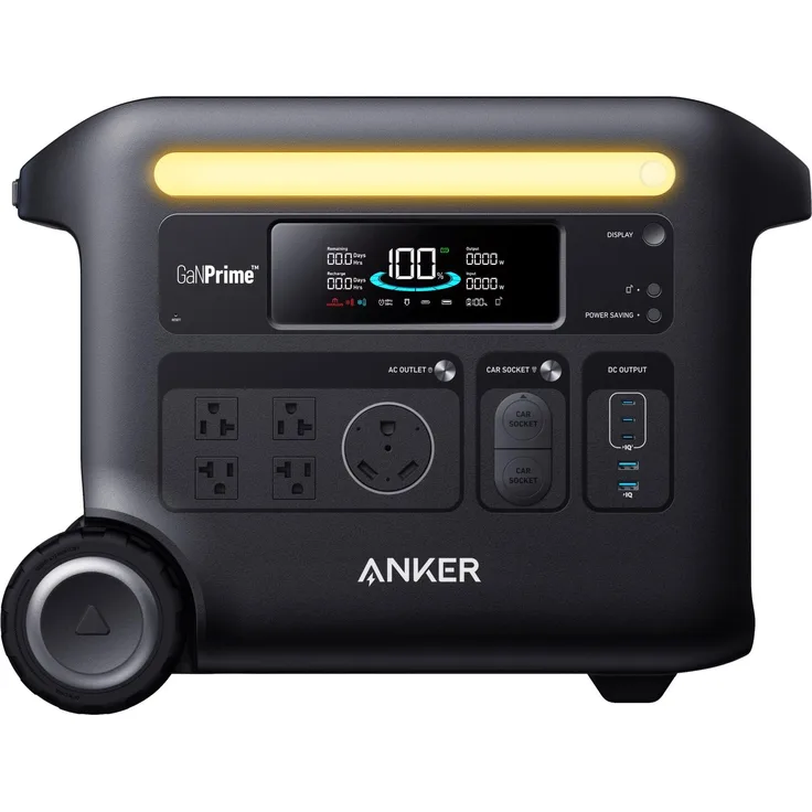 Anker Solix SOLIX F2600 Powerstation, 2560 Wh, tragbare Powerstation