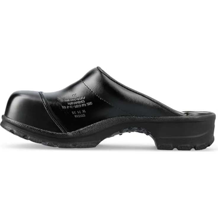 Sika Sicherheitsschuh Comfort, offener Clog mit Stahlkappe, rutschfester Polyurethan-Sohle, wasserabweisendem PVC und atmungsaktiver Permair-Lederoberfläche, schwarz, Größe 40 – Bild 3