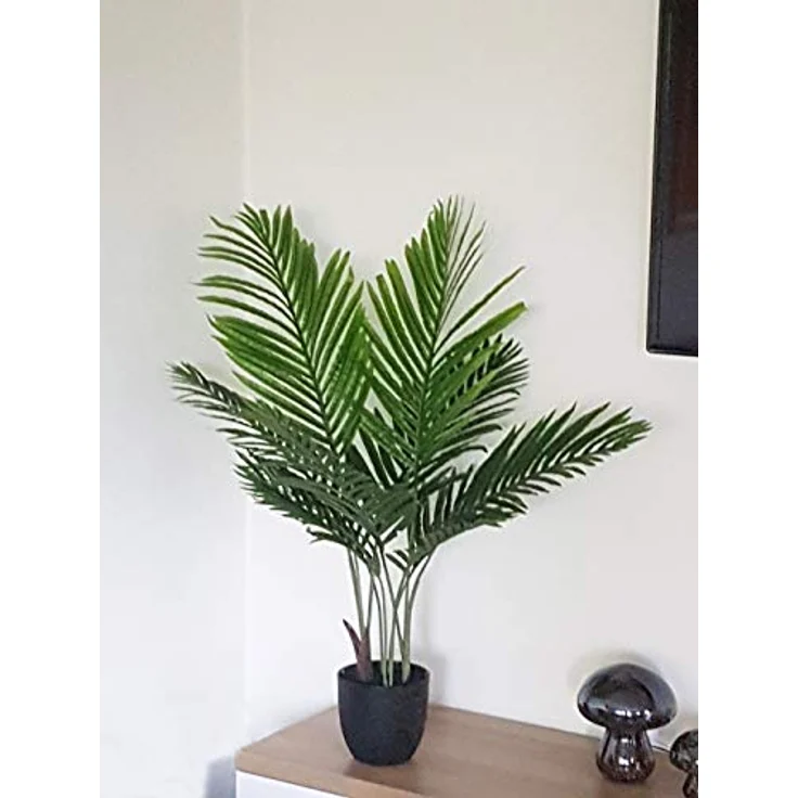 Arnusa Künstliche Palme 90cm KP111 Kunstpflanze Kunstpalme Zimmerpflanze Topfpflanze Dekopalme – Bild 4