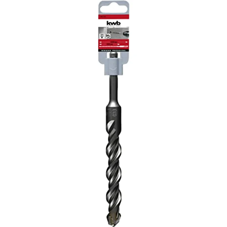 kwb SDS plus HB 44 Hammerbohrer Ø 20,0 mm 242150 (Länge 210 mm, hochtemperatur gelötete Hartmetallschneide) – Bild 2