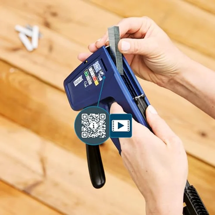 Rapid RPC7 Handtacker, vielseitiger Tacker für Feindrahtklammern, Flachdrahtklammern und Nägel, mit Powercurve-Technologie und 2-stufiger Schlagkraftregulierung – Bild 6