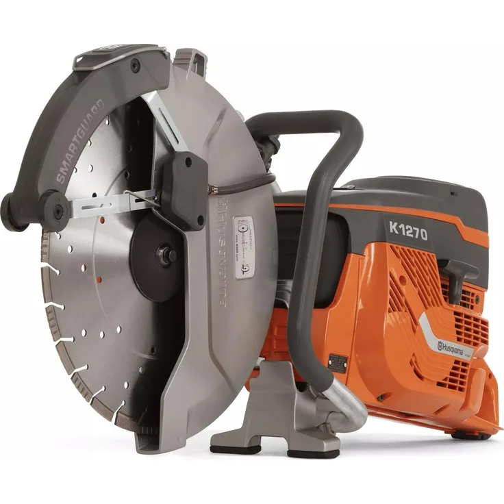 Husqvarna K1270 SmartGuard, Handkreissäge 400 mm Motorschneider mit präziser Schnittführung