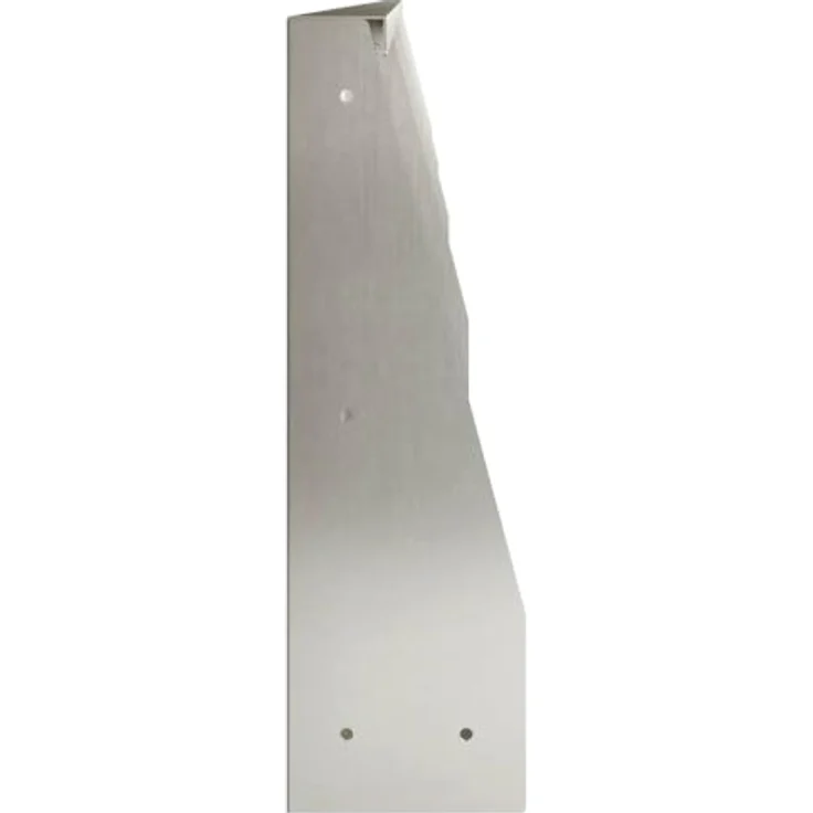 vidaXL Beetumrandung Stützmauer, 4 Stück, 100 x 12 x 40 cm, wetterfester Edelstahl, Silber, modulares Design für flexible Anordnung – Bild 7