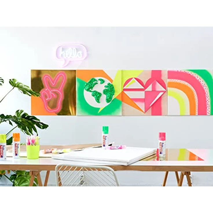 edding Sprühfarbe 5200, 200 ml Permanentspray, seidenmatt, wasserfest und lichtecht, für verschiedene Oberflächen – Bild 7