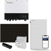 Bild für Growatt 7kWp PV Komplettanlage mit Solarmodulen und 12,8kWh Speicher