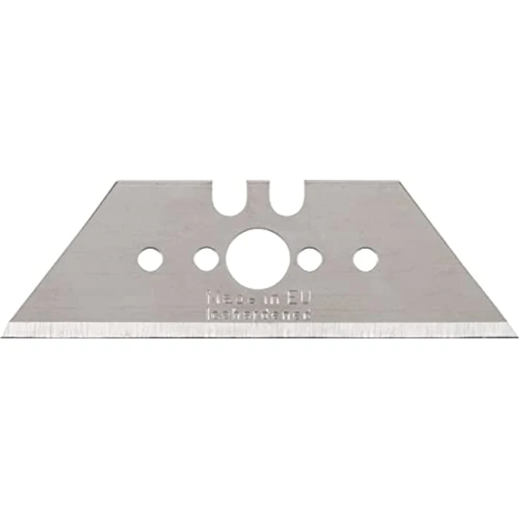 kwb 022806 Ersatz Trapezklingen, 60 x 90 x 0,5mm, 6er Pack, rasiermesserscharf, in Sicherheits-Spenderbox, eisgehärtete Klinge – Bild 1