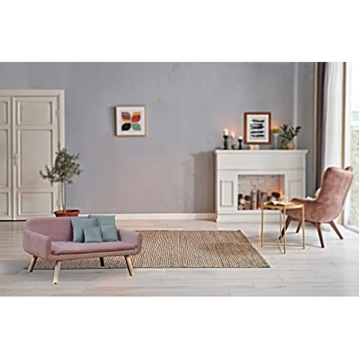 Rohrschneider Hundesofa Hundbett Chicago Stoff mit Extra (rosa) – Bild 2