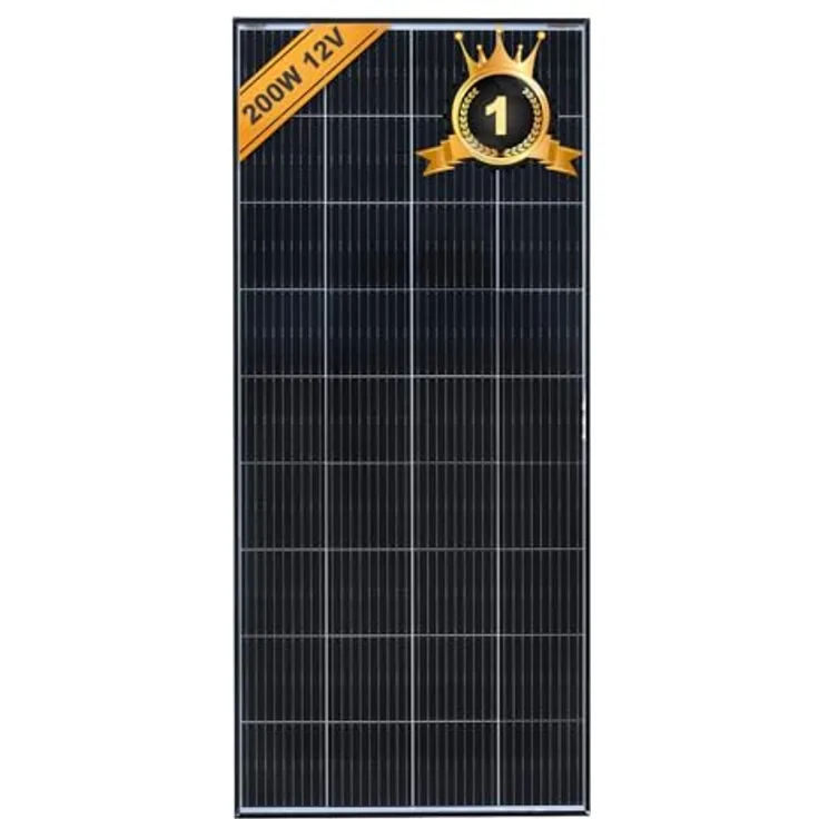 enjoy solar Solarmodul Eco Line ES200M36, Monokristallin PERC-Zellen 200W mit schwarzem Rahmen, Leistungsgarantie 10 Jahre 90% und 25 Jahre 80%