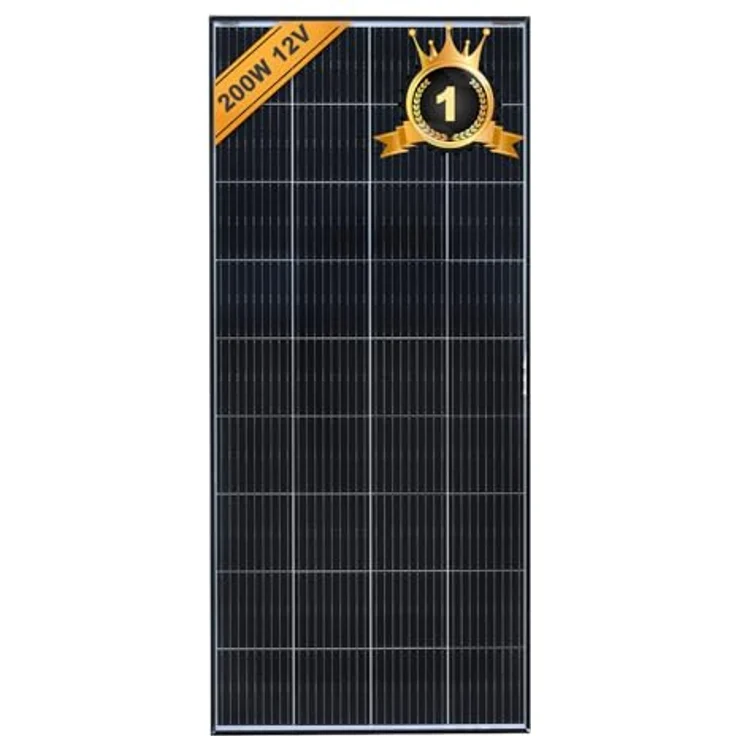 enjoy solar Solarmodul Eco Line ES200M36, Monokristallin PERC-Zellen 200W mit schwarzem Rahmen, Leistungsgarantie 10 Jahre 90% und 25 Jahre 80% – Bild 1