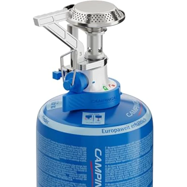 Campingaz Twister Connect PZ, Gaskocher mit Easy Clic Connect, Dual-Lock Funktion und 2,9 kW Brenner, rot-grün – Bild 3