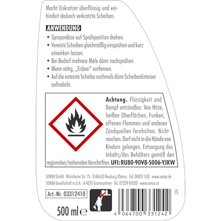 Scheibenenteiser 500 ml – Bild 2